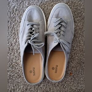 Susina Slip Ons, NWOT, Grey, Woman Size 11M